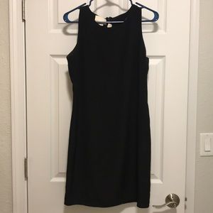 Black Cynthia Rowley silk sheath dress